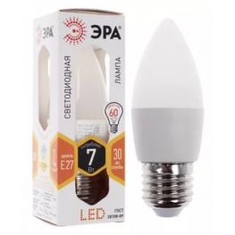 Лампа светодиодная ЭРА LED smd Сlear  B35-7w-827-E27 2700К