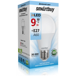 Лампа Smartbuy А60 9w E27 740Лм 4000K SBL-A60-09-40K-E27-N