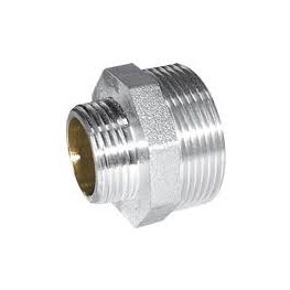 Ниппель переходник 1/4"-1/2" НИКЕЛЬ Н-Н VT580