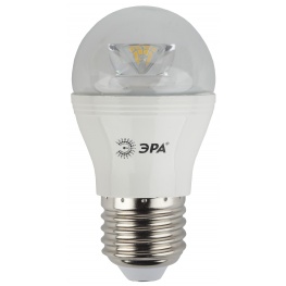 Лампа Эра Clear P45 7Вт 827 Е14 2700К