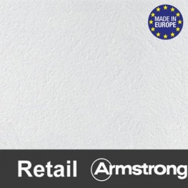 Потолок подвесной Armstrong Байкал Retail Board 0,6*0,6*0,012 (20 шт в уп.)